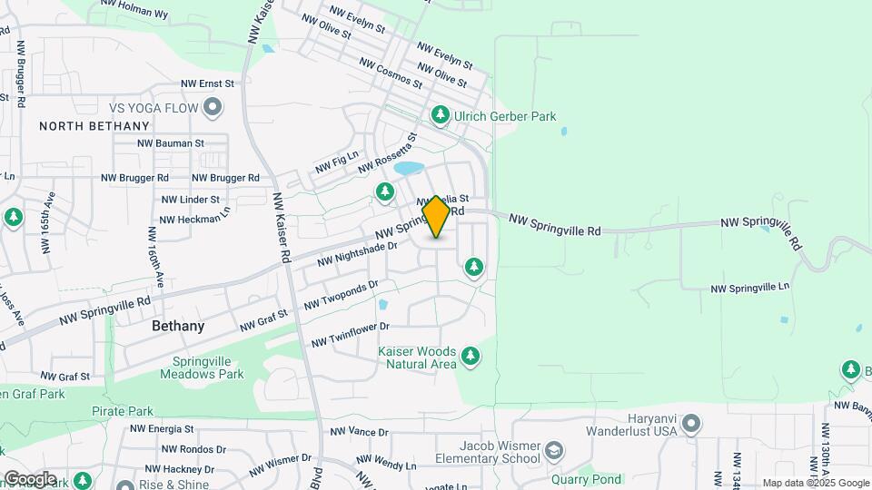 14705 NW Benny Dr Map and Location Details