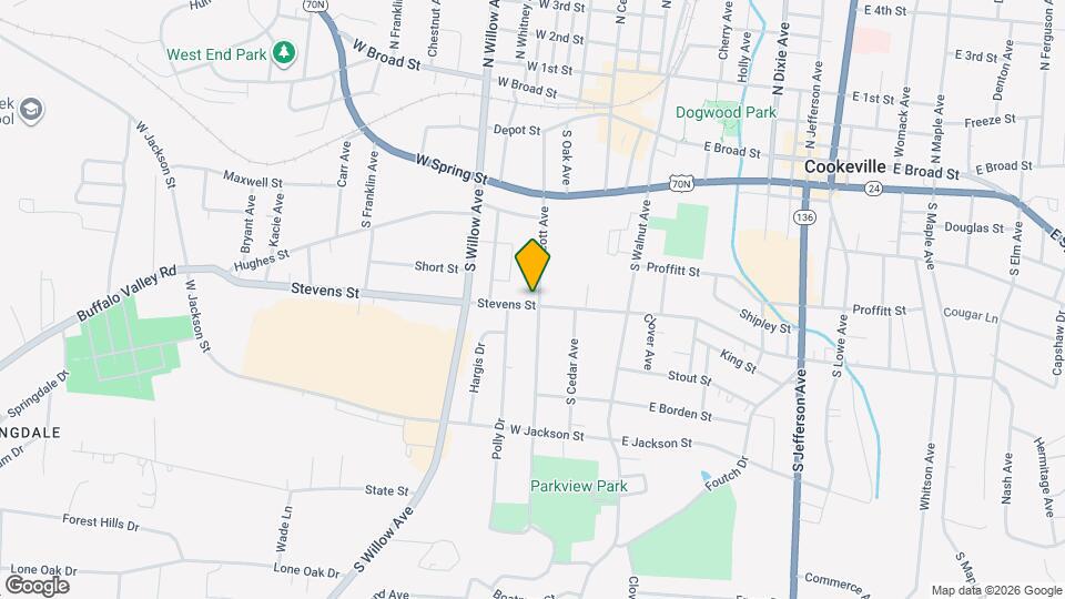 279 Scott Ave Mapa y Detalles de la Ubicación