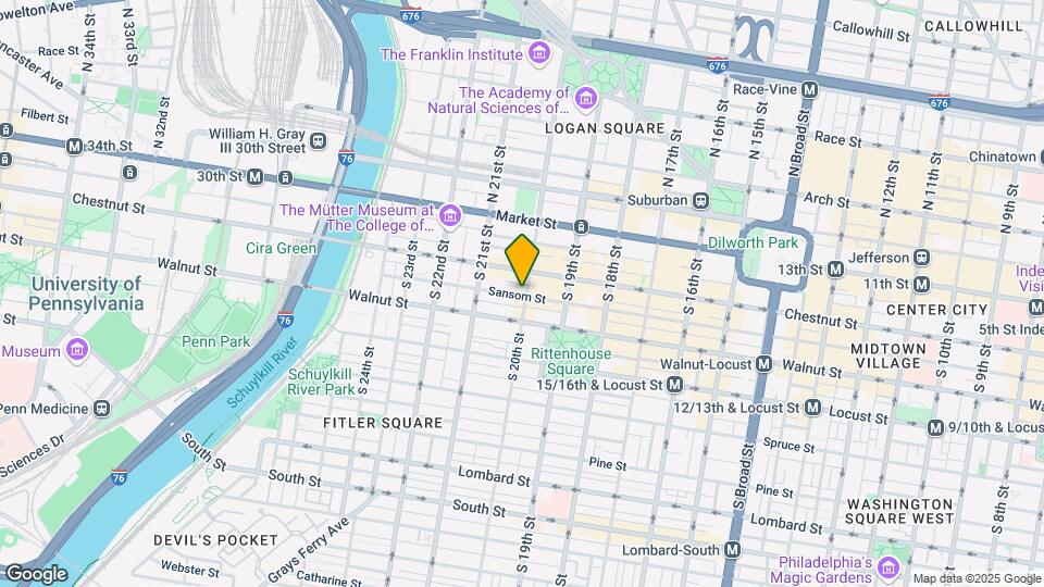 116 S 20th St Map and Location Details