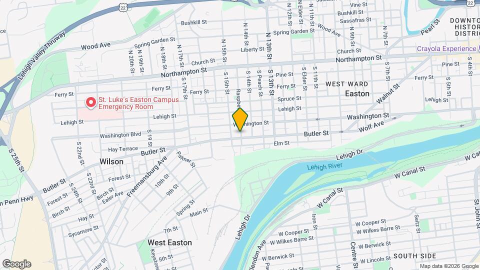 1441 Butler St Map and Location Details