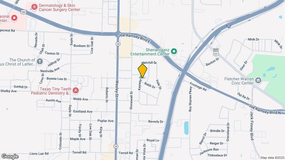 5405 Kayway Dr Map and Location Details