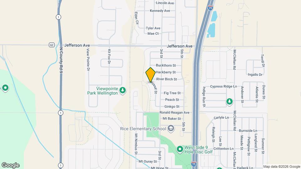 7377 Horsechestnut St Map and Location Details