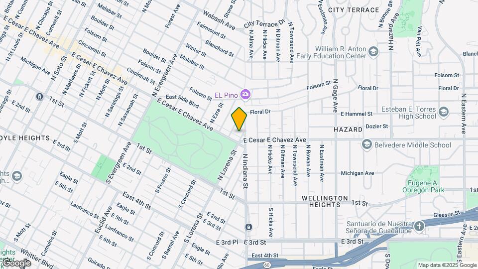 417 N Lorena St Map and Location Details