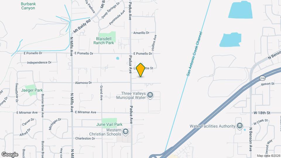 1043 Alamosa Dr, Unit Studio Map and Location Details