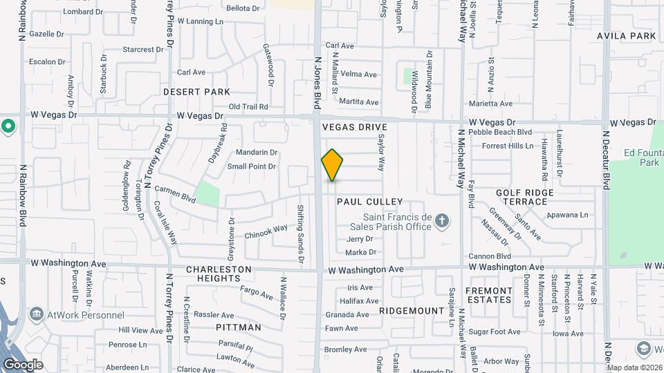 1305 N Mallard St Map and Location Details