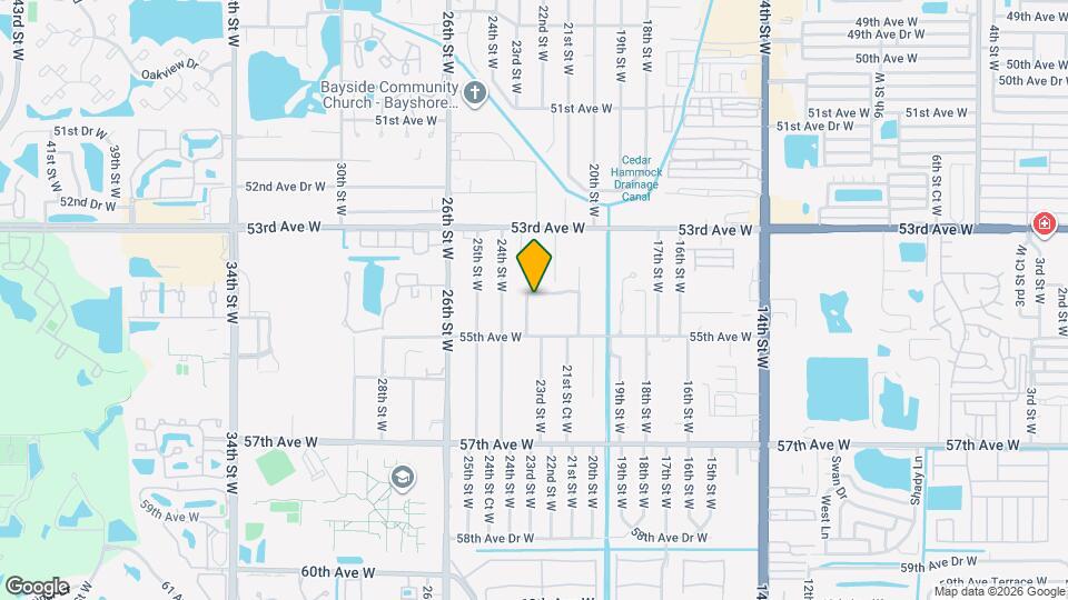 5409 23rd Street Ct W Map and Location Details