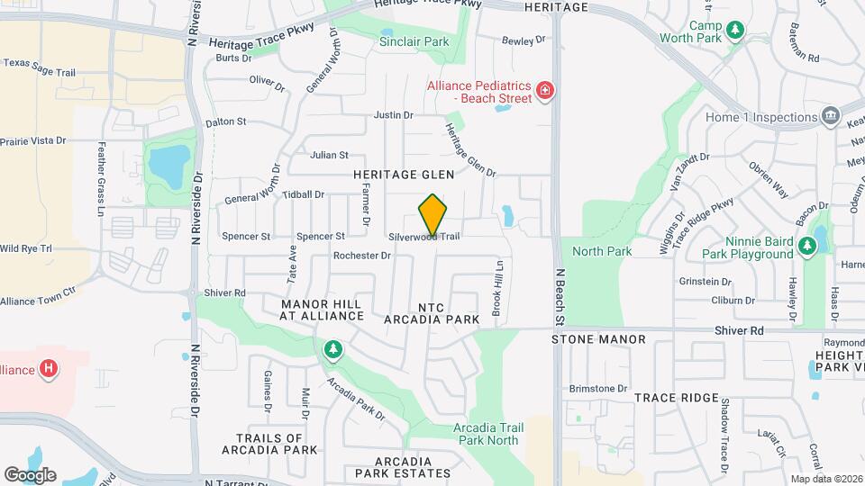 4204 Silverwood Trail Map and Location Details