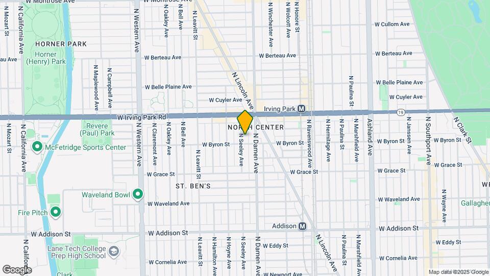 3909 N Seeley Ave Map and Location Details