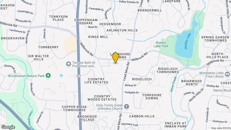 2501 Shadow Hills Ct Map and Location Details