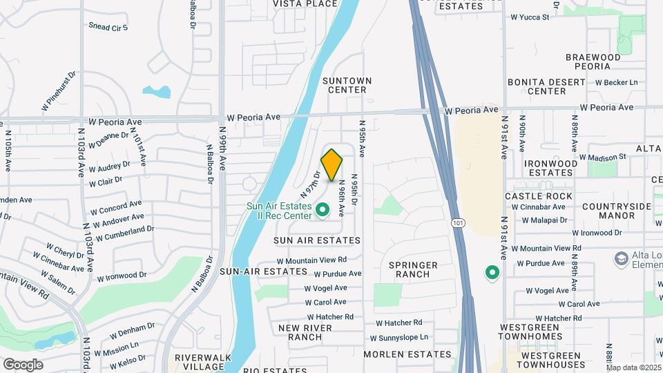 10167 N 97th Ave Map and Location Details
