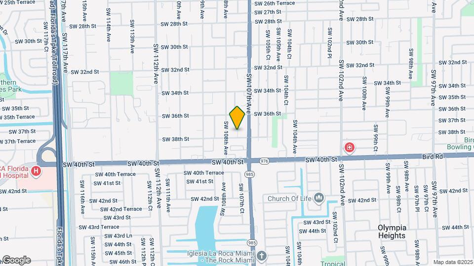 3901 SW 109th Ave Map and Location Details