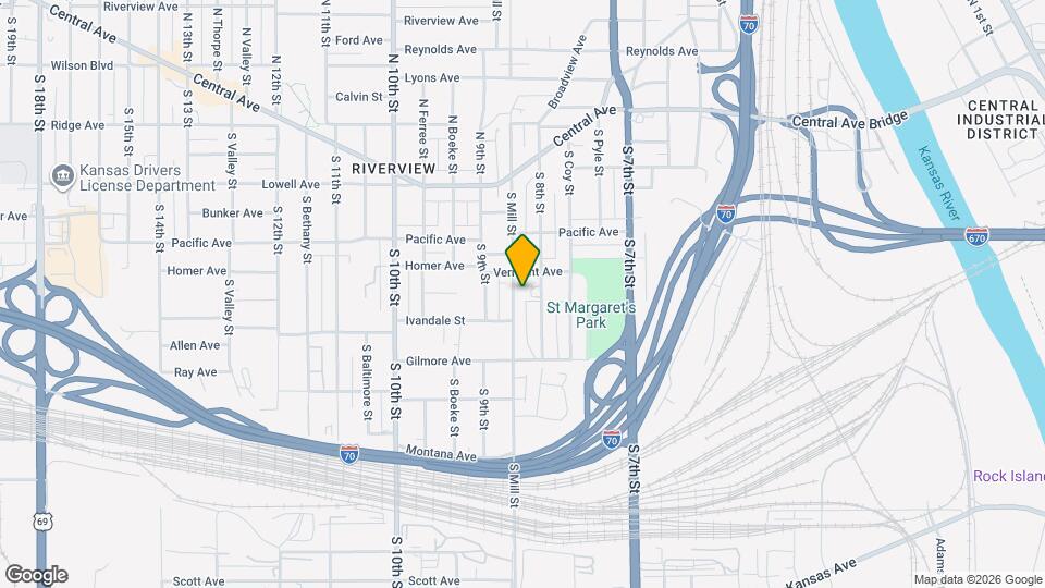 239 S Mill St Map and Location Details