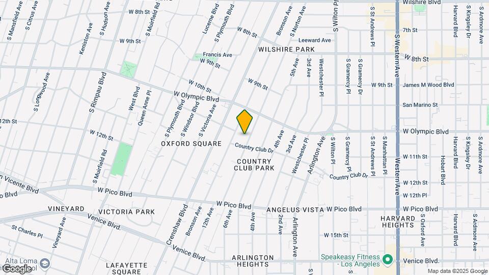 1065 S Norton Ave Mapa y Detalles de la Ubicación