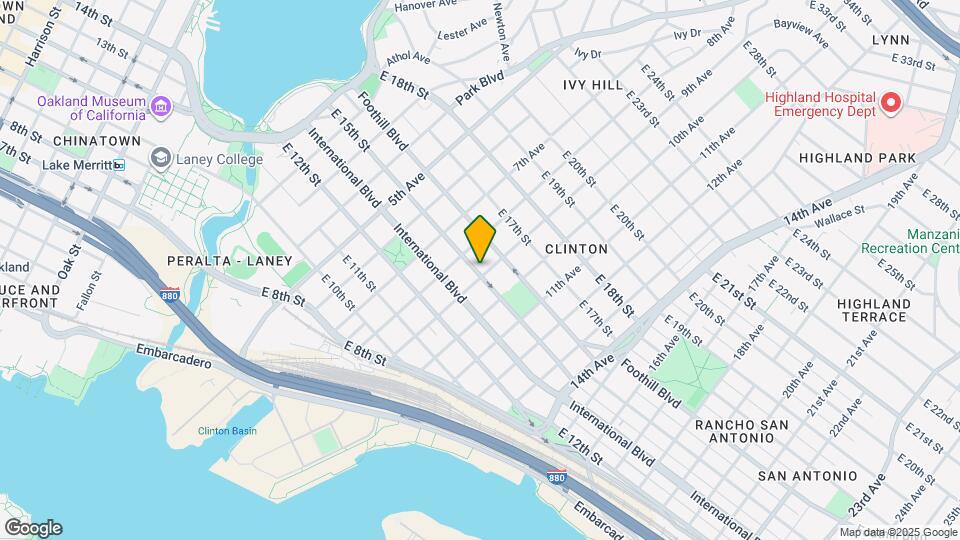 848 E 15th St, Unit B Mapa y Detalles de la Ubicación