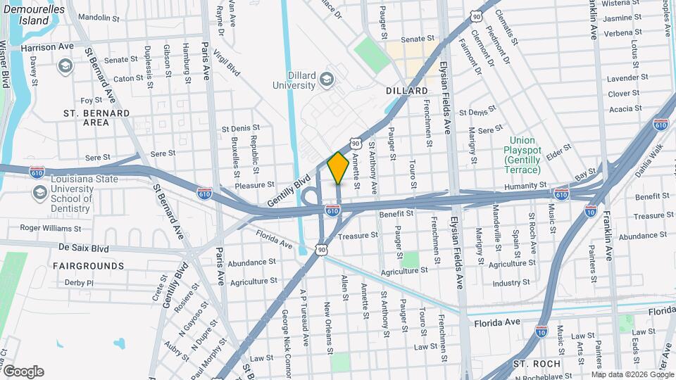 3324 Allen St Map and Location Details