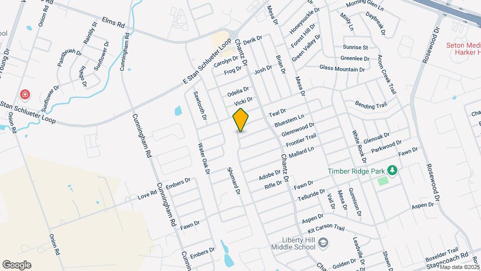 4201 Bluestem Ln Mapa y Detalles de la Ubicación