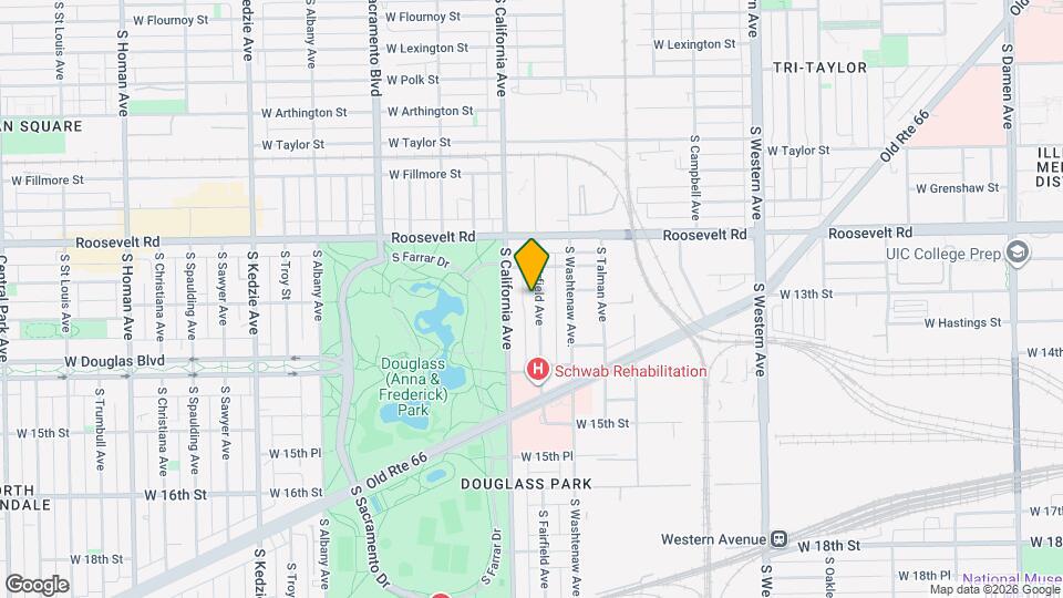 1262 S Fairfield Ave, Unit 2 Map and Location Details