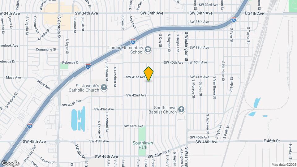 4109 Cline Rd Map and Location Details