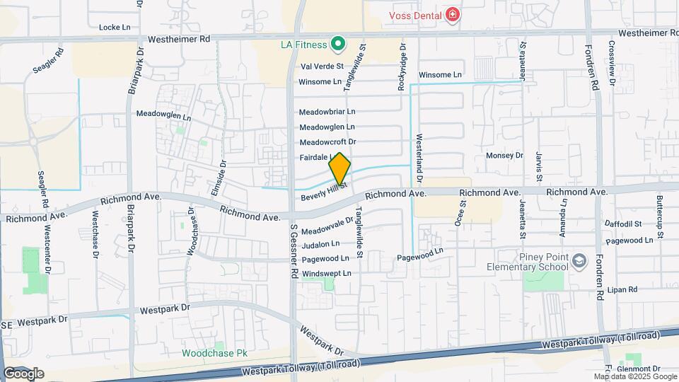 9615 Beverly Hill St Mapa y Detalles de la Ubicación