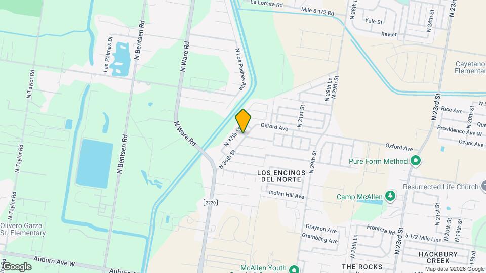 3601 Notre Dame Ave Mapa y Detalles de la Ubicación