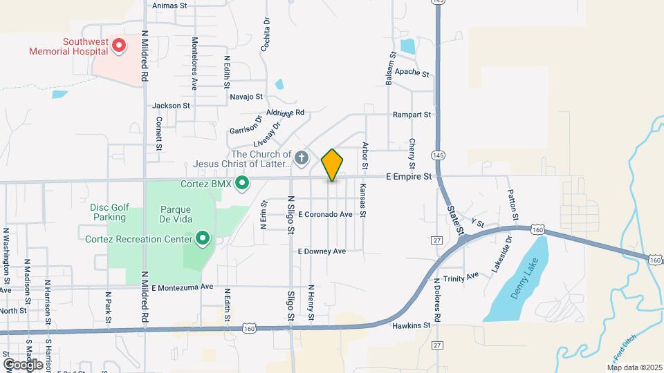 610 N Texas St Map and Location Details