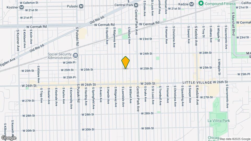 3651 W 25th St Map and Location Details