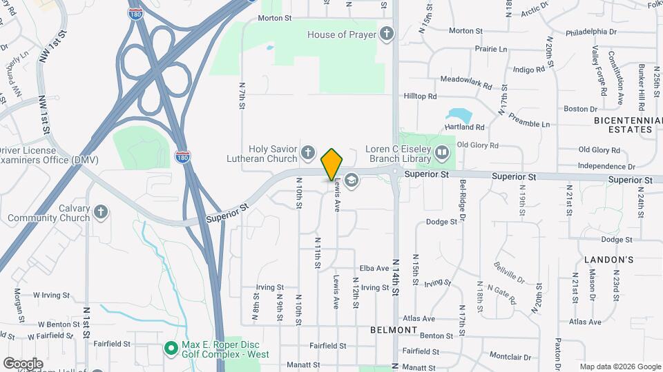 4547 Lewis Ave Map and Location Details
