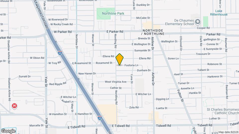 610 Fostoria Ln Map and Location Details