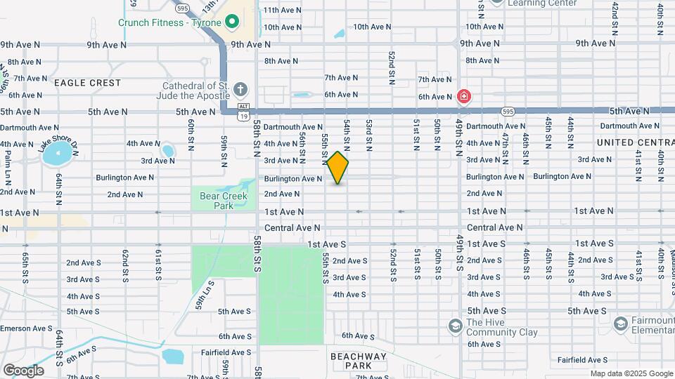 5425 2nd Ave N Map and Location Details