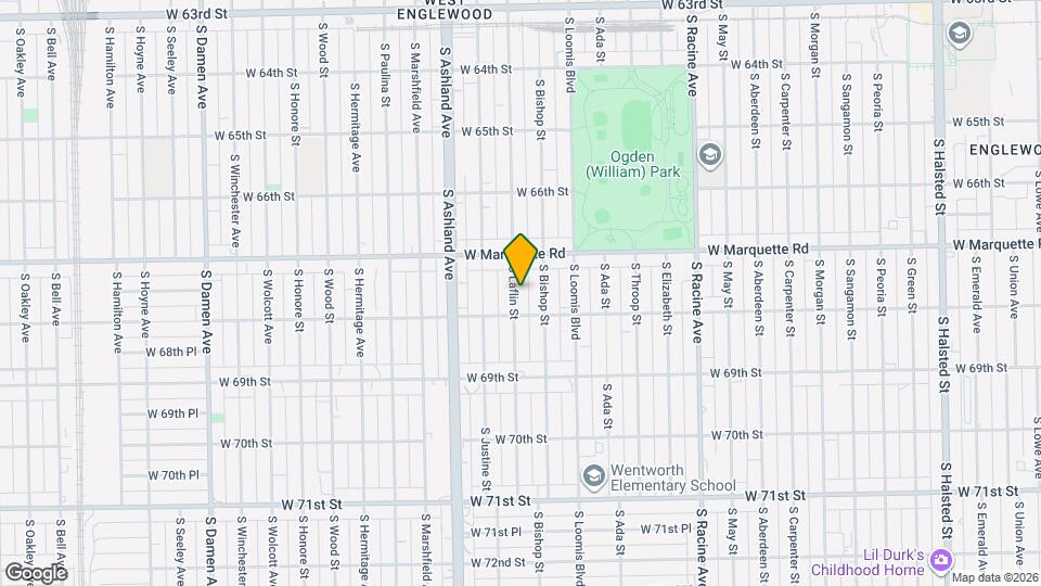 6739 S Laflin St Mapa y Detalles de la Ubicación