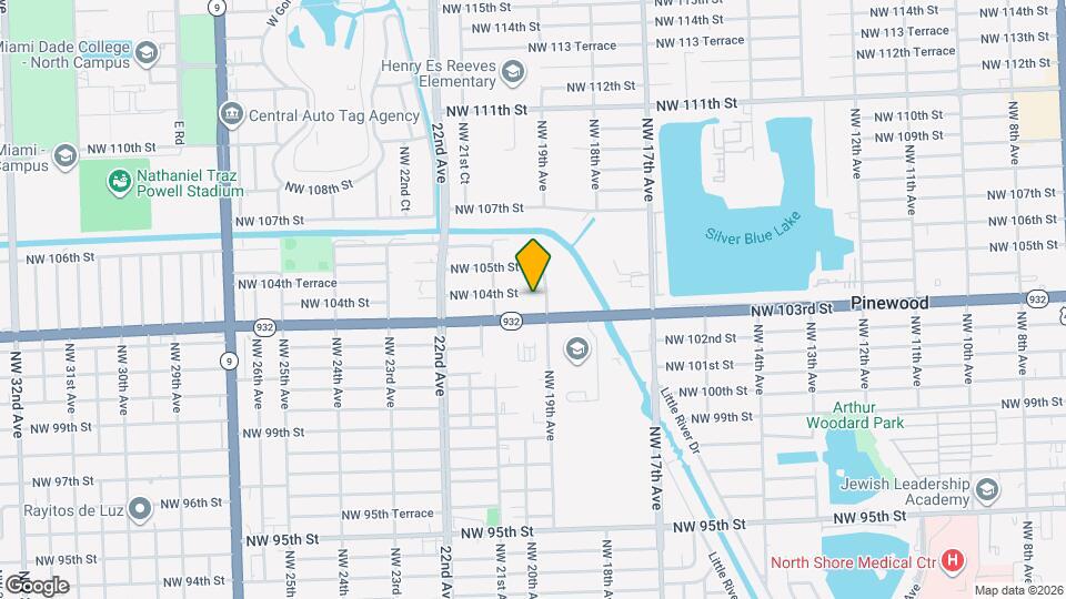 1960 NW 104th St Map and Location Details