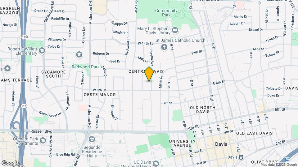 825 Eureka Ave Mapa y Detalles de la Ubicación