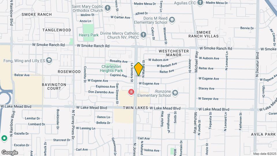 2213 N Jones Blvd Map and Location Details