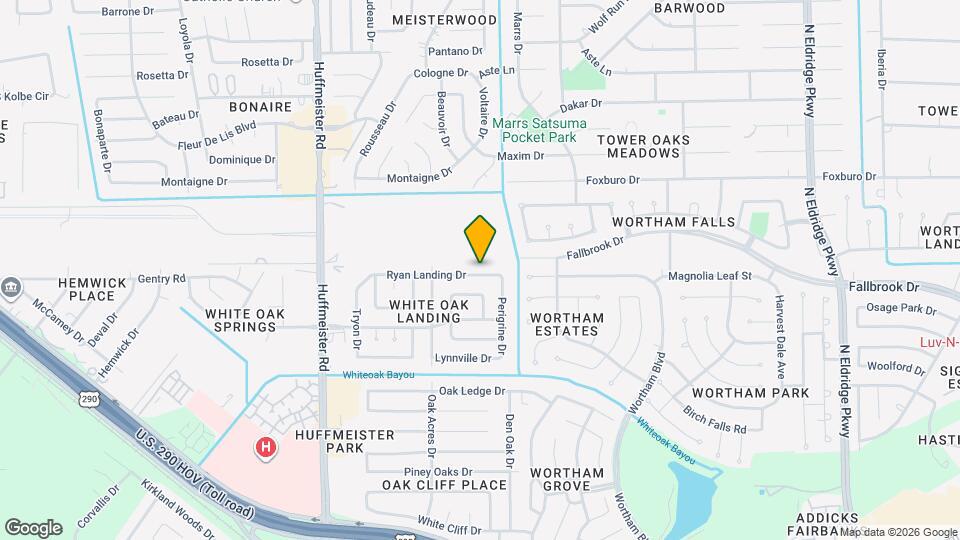 13318 Ryan Landing Dr Map and Location Details