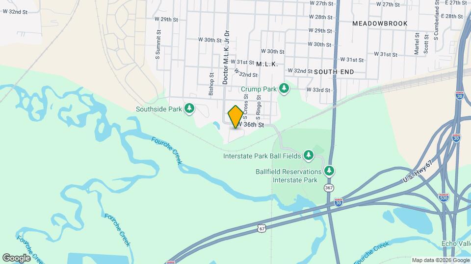 1215 W 37th St Map and Location Details