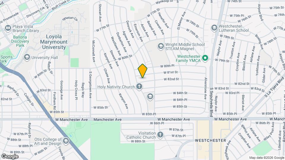 6647 W 82nd St Map and Location Details