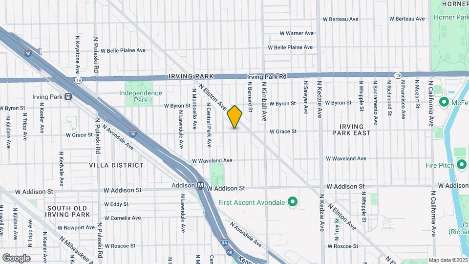 3504 W Grace St Map and Location Details