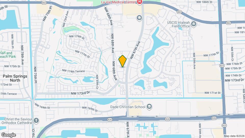 17500 NW 67th Ct Map and Location Details