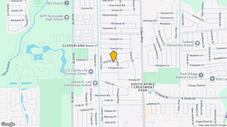 11903 Edgar St Map and Location Details