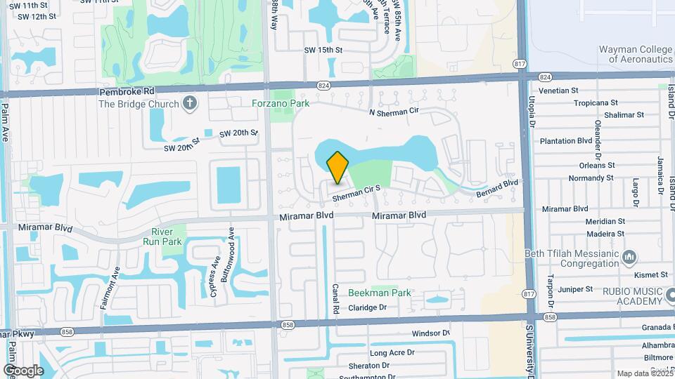 8623 SW 23rd Ct Map and Location Details