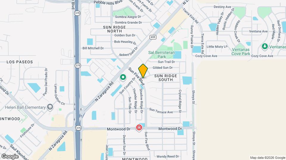 12500 Setting Sun Dr Map and Location Details