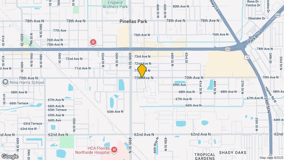 6941 47th Ln N Map and Location Details