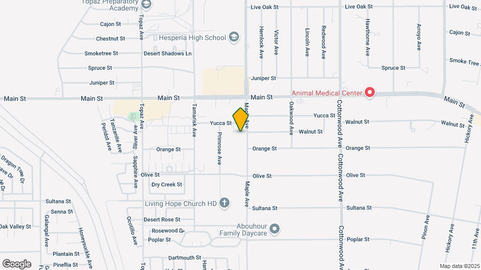9578 Maple Ave Mapa y Detalles de la Ubicación