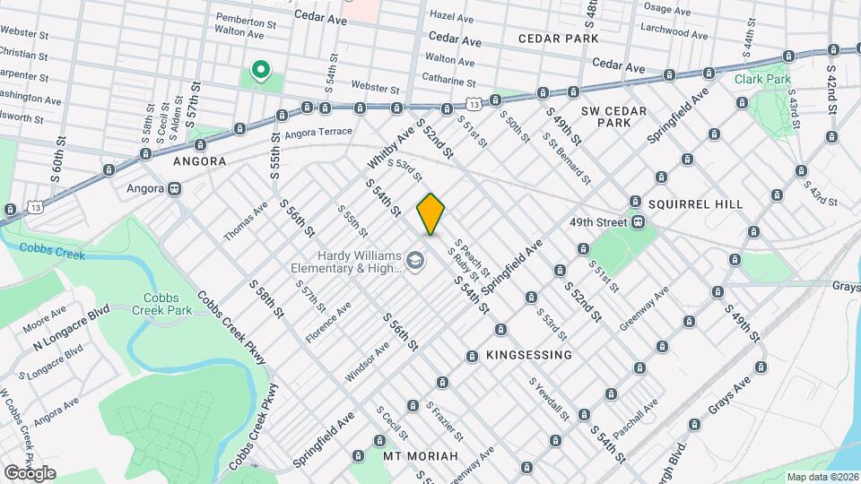 1213 S 54th St Map and Location Details