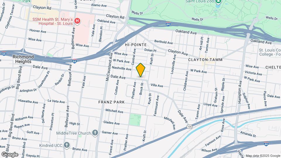 6735 Dale Ave Map and Location Details