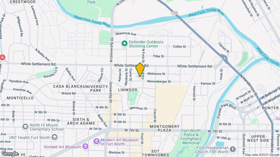 2808 Weisenberger St Mapa y Detalles de la Ubicación