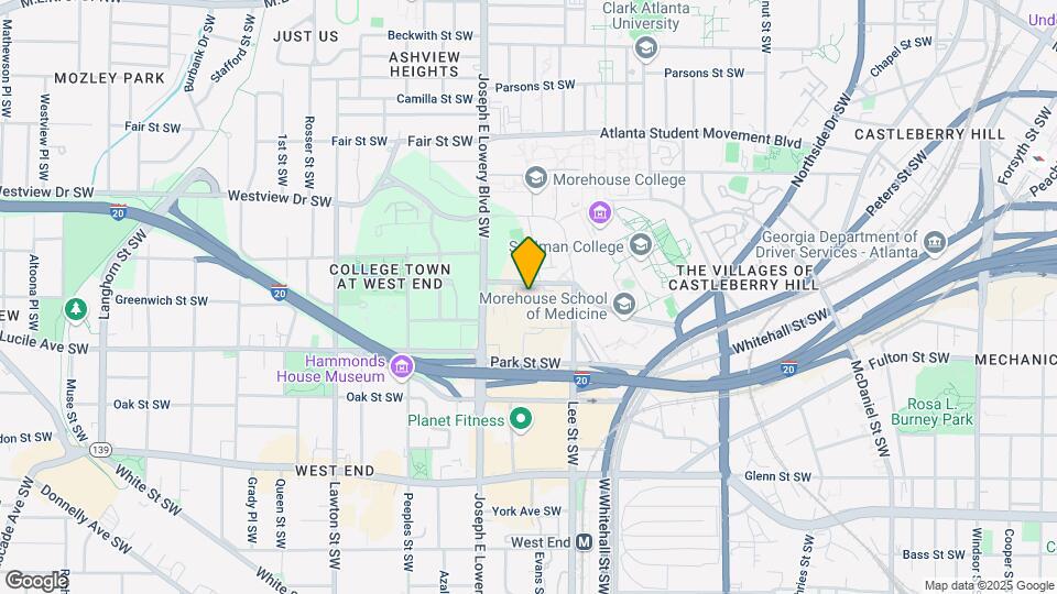 860 SW West End Ave Map and Location Details