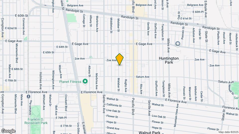 6712 Malabar St Mapa y Detalles de la Ubicación