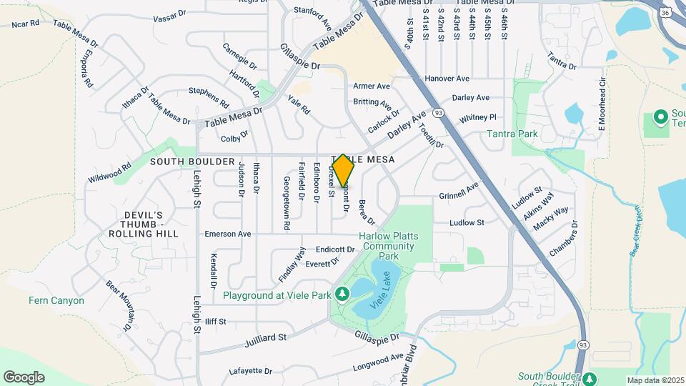 1245 Claremont Dr Map and Location Details