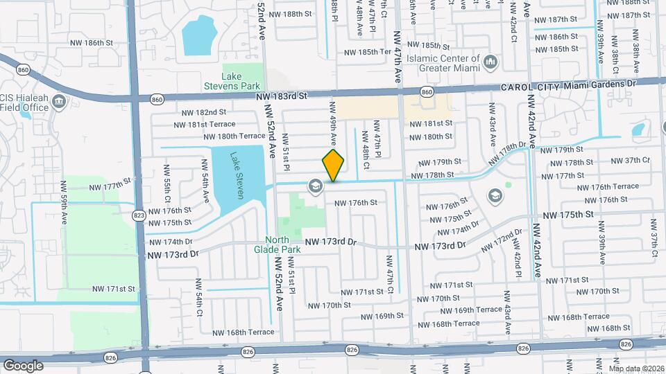 4901 NW 177th St Mapa y Detalles de la Ubicación